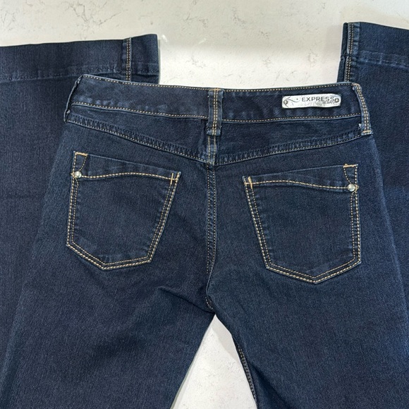 Express jeans flare bell bottom size 0 - Picture 3 of 7